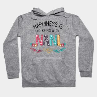 Happiness Is Being A Nani Wildflowers Valentines Mothers Day Hoodie